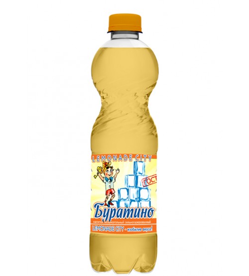 Напиток безалкогольный сильногазированный Буратино "Lemonade city", 1,5 л